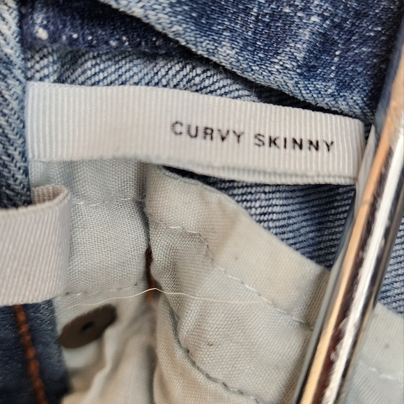 Loft Curvy Skinny Ankle Jeans Pants - Picture 10 of 13